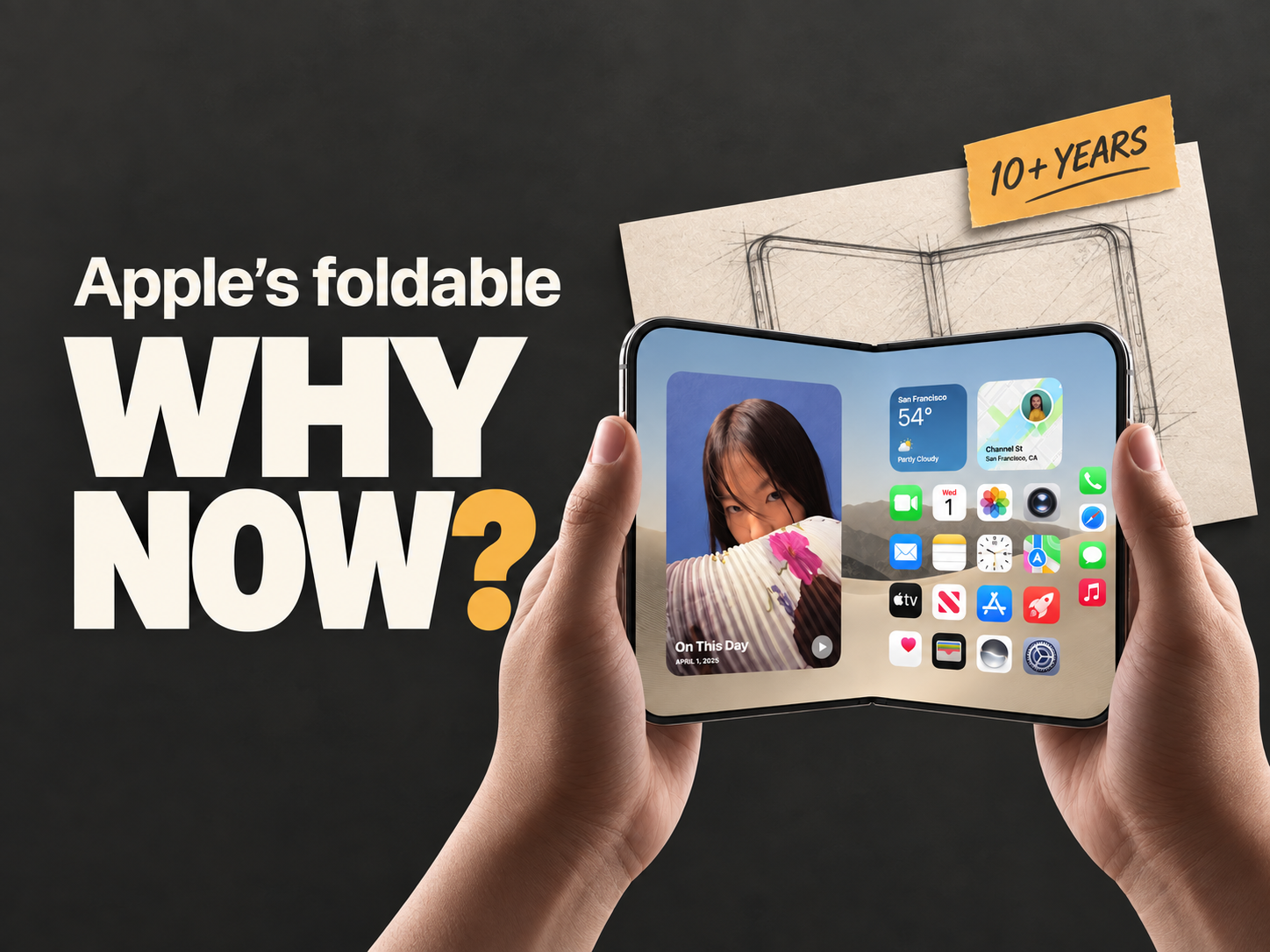 Apple’s foldable — WHY NOW? 10+ YEARS